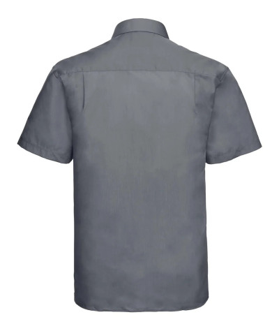 Men's Short Sleeve Classic Polycotton Poplin Shirt