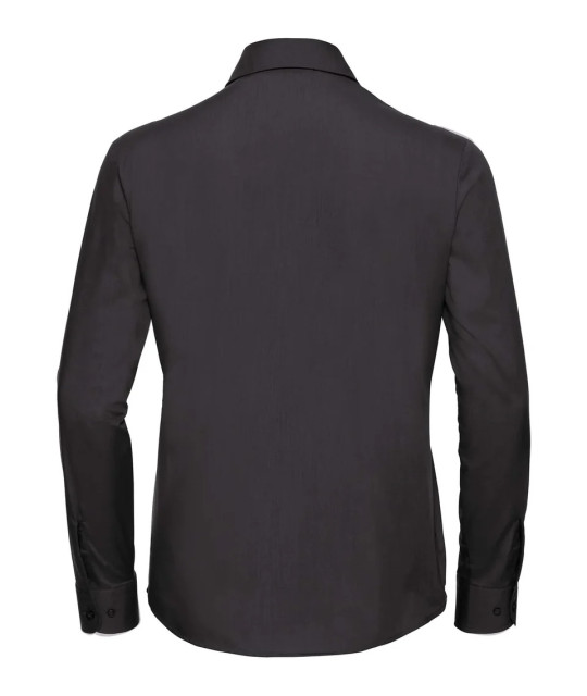 Russell Athletic Collection Ladies' Long Sleeve Classic Polycotton ...