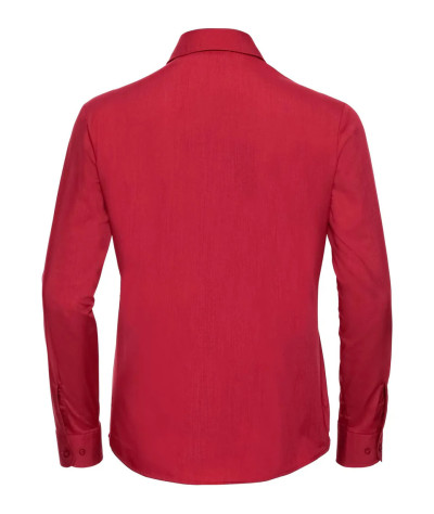 Russell Athletic Collection Ladies' Long Sleeve Classic Polycotton ...