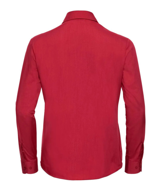 Russell Athletic Collection Ladies' Long Sleeve Classic Polycotton ...