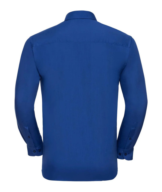 Russell Athletic Collection Men's Long Sleeve Classic Polycotton Po...