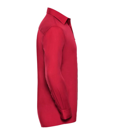 Russell Athletic Collection Men's Long Sleeve Classic Polycotton Po...