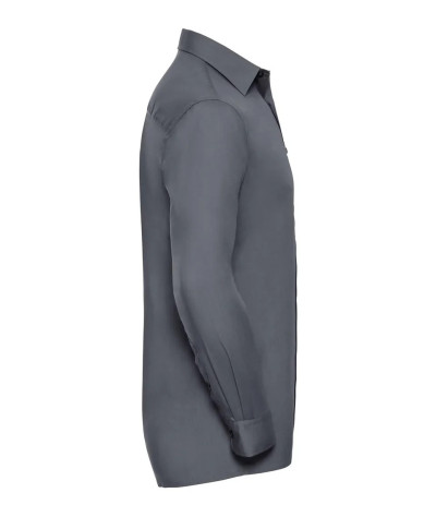 Men's Long Sleeve Classic Polycotton Poplin Shirt