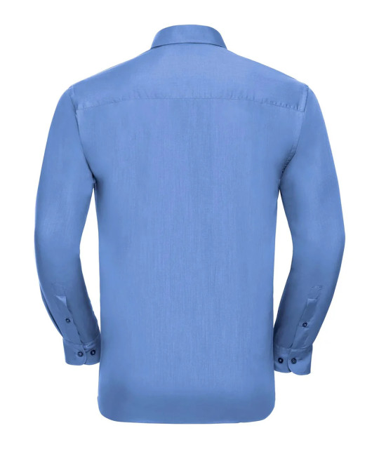 Russell Athletic Collection Men's Long Sleeve Classic Polycotton Po...
