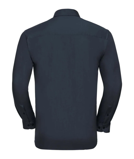 Russell Athletic Collection Men's Long Sleeve Classic Polycotton Po...