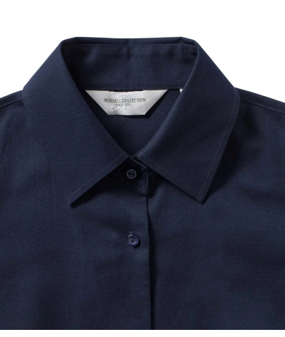 Ladies' Short Sleeve Tailored Oxford Shirt