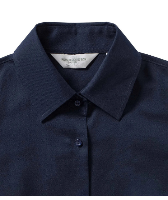 Ladies' Short Sleeve Tailored Oxford Shirt