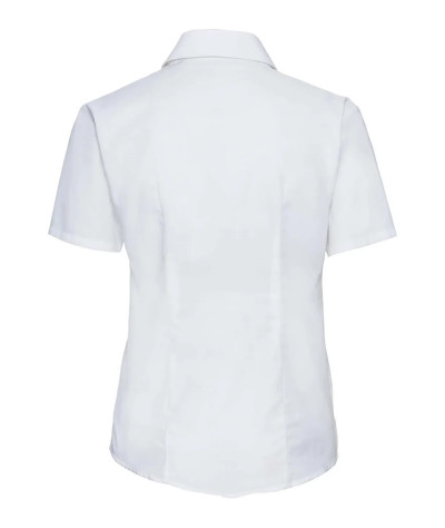 Russell Athletic Collection Ladies' Short Sleeve Tailored Oxford Sh...