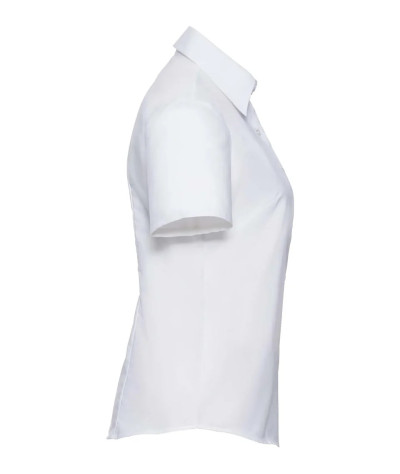 Russell Athletic Collection Ladies' Short Sleeve Tailored Oxford Sh...