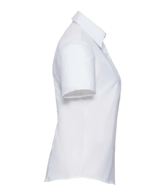 Russell Athletic Collection Ladies' Short Sleeve Tailored Oxford Sh...