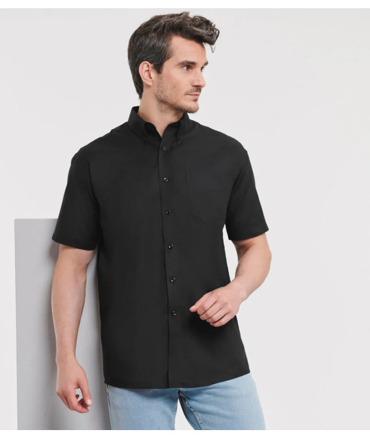 Russell Athletic Collection Men's Short Sleeve Classic Oxford Shirt...