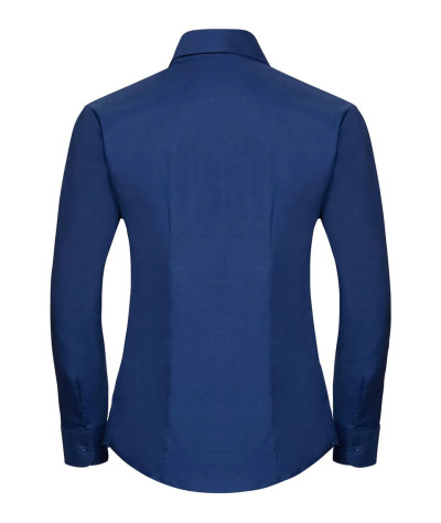 Russell Athletic Collection Ladies' Long Sleeve Tailored Oxford Shi...