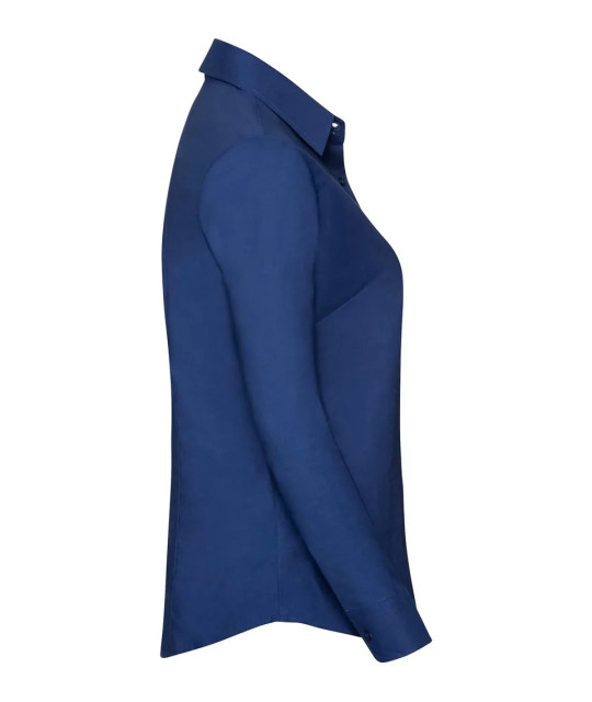 Russell Athletic Collection Ladies' Long Sleeve Tailored Oxford Shi...
