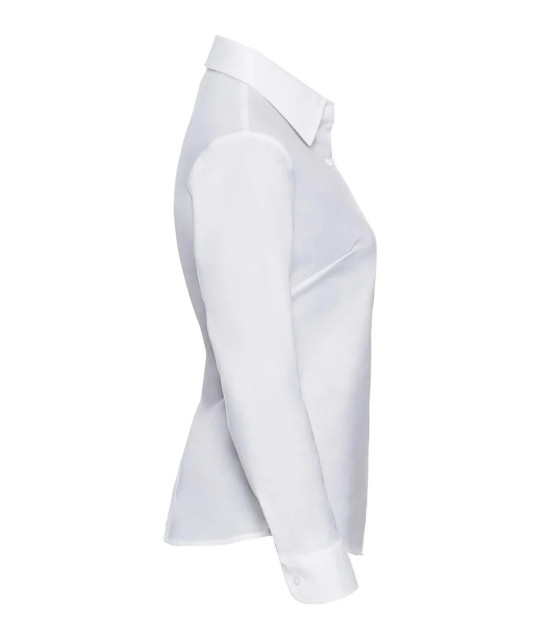 Russell Athletic Collection Ladies' Long Sleeve Tailored Oxford Shi...