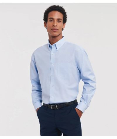 Russell Athletic Collection Men's Long Sleeve Classic Oxford Shirt ...