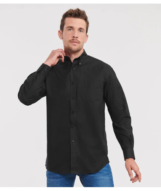 Russell Athletic Collection Men's Long Sleeve Classic Oxford Shirt ...