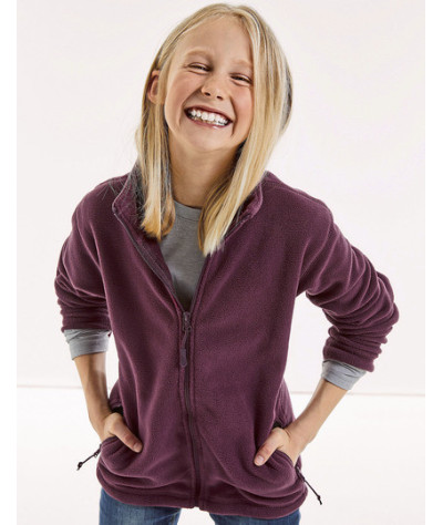 Kids Full Zip Outdoor Fleece
