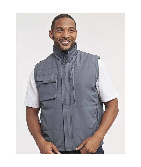 Russell Athletic Heavy Duty Workwear Gilet | ADT Tryck