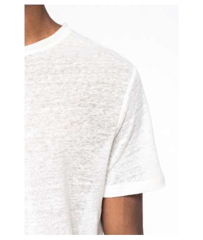 SPASSO Men's Linen T-shirt | ADT Tryck