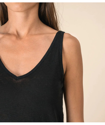 SPASSO Ladies' Linen Tank Top | ADT Tryck
