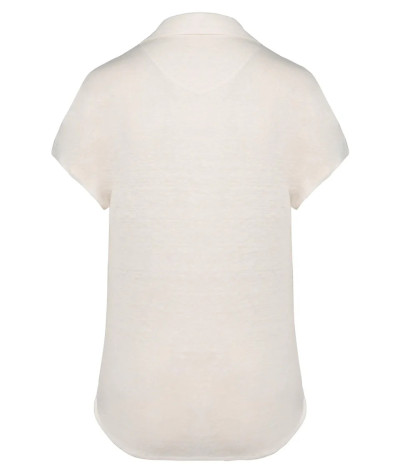 SPASSO Ladies’ linen polo shirt | ADT Tryck