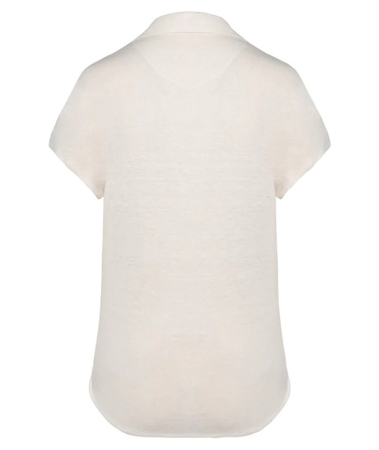 SPASSO Ladies’ linen polo shirt | ADT Tryck