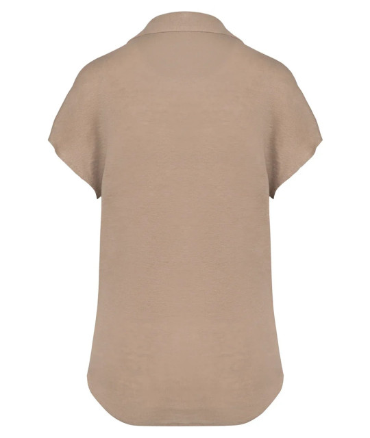 SPASSO Ladies’ linen polo shirt | ADT Tryck