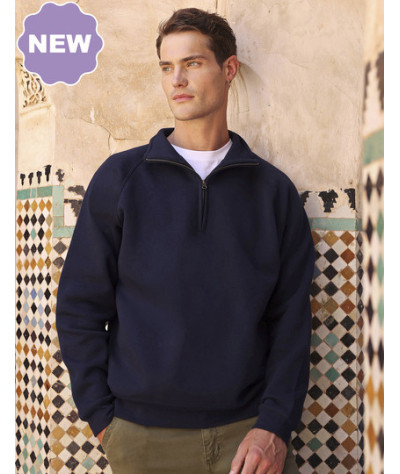 Iconic Premium Zip Neck Sweat