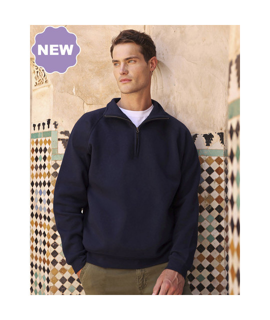 Iconic Premium Zip Neck Sweat