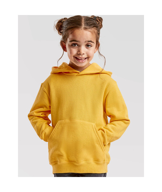 Fruit of the Loom Kids´ Classic Hooded Sweat | ADT Tryck