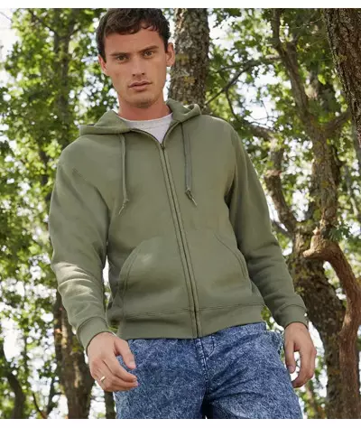 Fruit of the Loom Classic Hooded Sweat Jacket | ADT Tryck