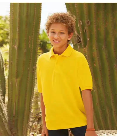 Fruit of the Loom Kids´ 65/35 Polo | ADT Tryck