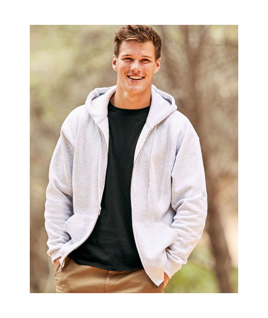 Fruit of the Loom Premium Hooded Sweat Jacket | ADT Tryck