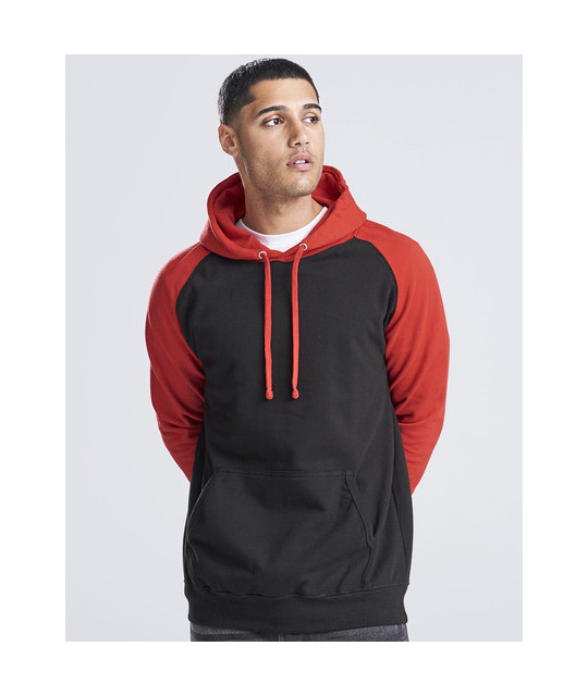 Just Hoods Baseball Hoodie