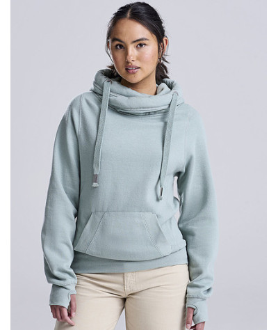 Cross Neck Hoodie