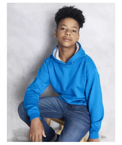 Just Hoods Kids Varsity Hoodie | ADT Tryck