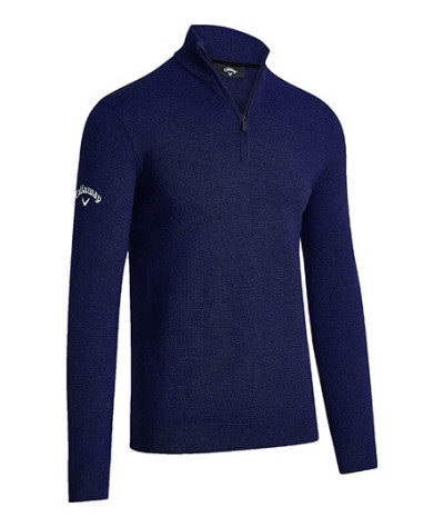 Callaway Men´s 1/4 Zipped Merino Sweater | ADT Tryck