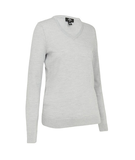Callaway Ladies V-Neck Merino Sweater | ADT Tryck