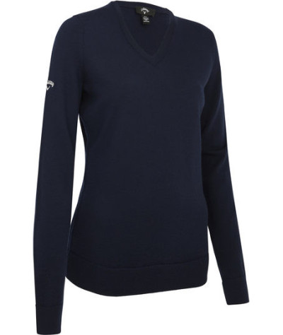 Callaway Ladies V-Neck Merino Sweater | ADT Tryck