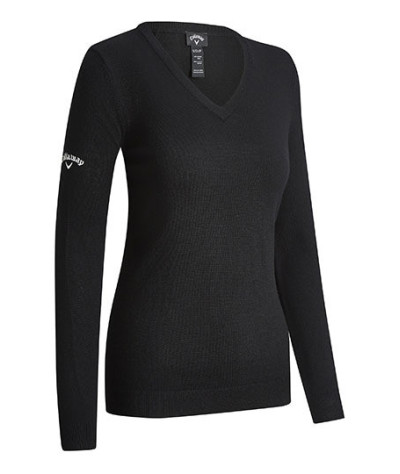 Callaway Ladies V-Neck Merino Sweater