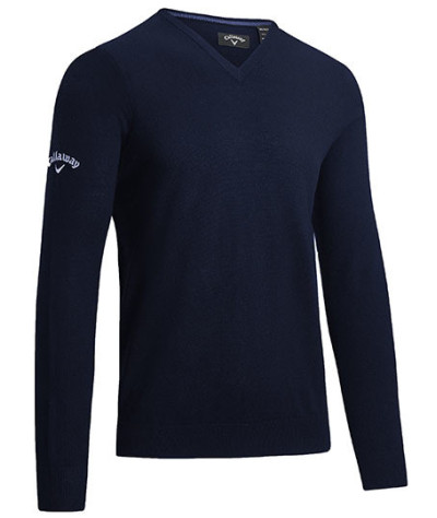 Callaway Men´s V-Neck Merino Sweater | ADT Tryck