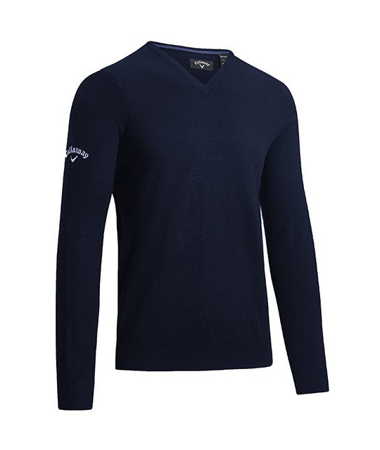 Callaway Men´s V-Neck Merino Sweater | ADT Tryck