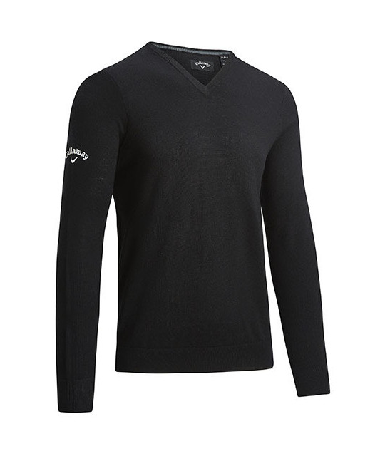 Callaway Men´s V-Neck Merino Sweater | ADT Tryck