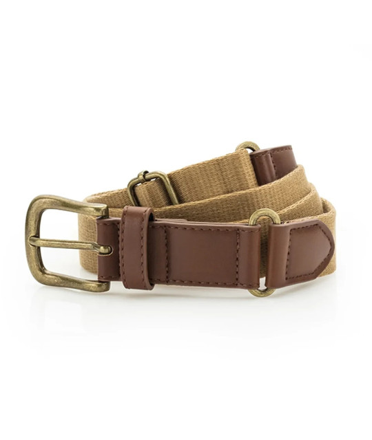 Asquith&Fox Faux Leather & braid belt | ADT Tryck