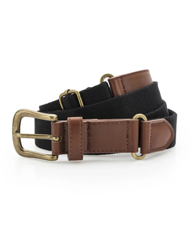 Asquith&Fox Faux Leather & braid belt | ADT Tryck
