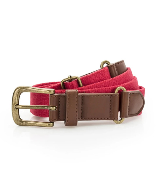 Asquith&Fox Faux Leather & braid belt | ADT Tryck