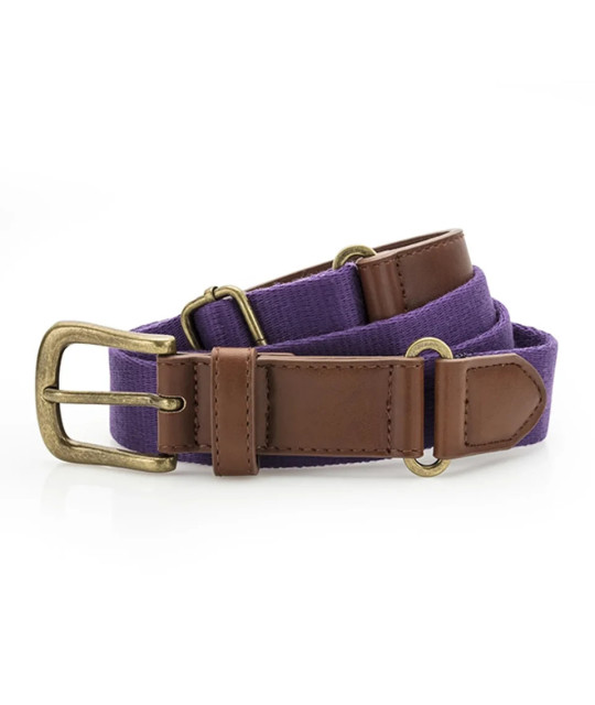Asquith&Fox Faux Leather & braid belt | ADT Tryck