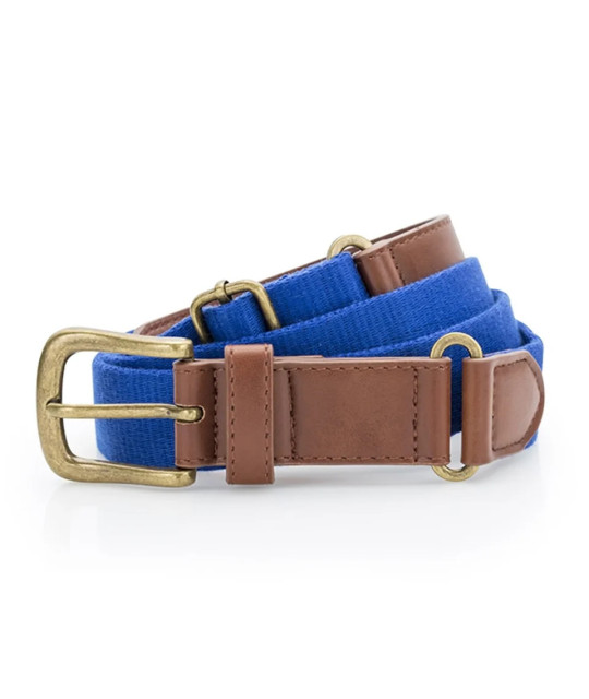 Asquith&Fox; Faux leather and braided belt