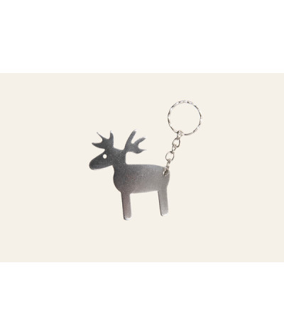 Prident Keychain, Aluminium moose, fish, shark