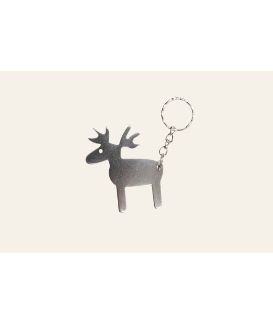 Prident Keychain, Aluminium moose, fish, shark